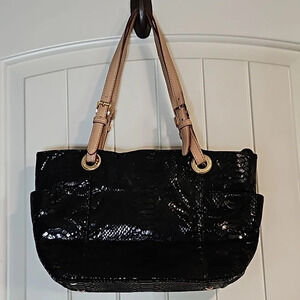 Michael Kors Black‎ Shimmer Shoulder Bag